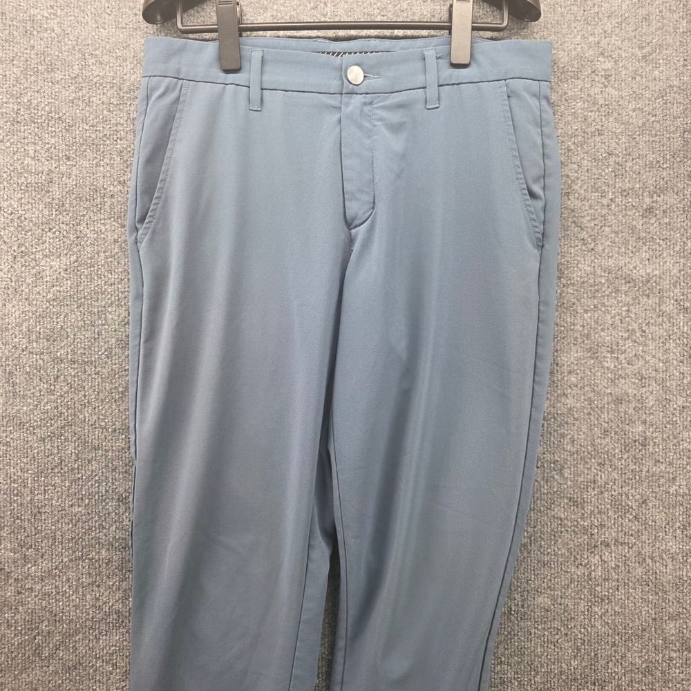 Primo Golf Joggers Mens 32 Regular Blue Grey Tapered Stretch Zipper Cuff Pants